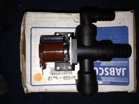 Jabsco Fresh Water Flush Electric Toilet 12v SOLENOID ANTI SYPHON VALVE