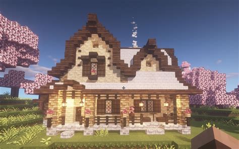 Minecraft Pink Wood House - Pixel Art Grid Gallery