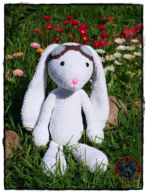 Szydełkowy królik crochet bunny amigurumi