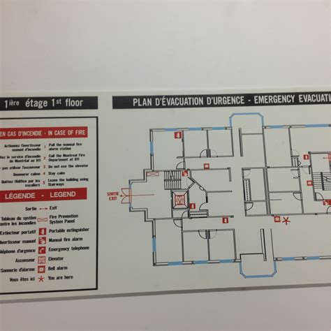 Evacuation Map Signs