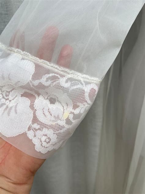 Vintage S Miss Elaine Romantic Lingerie Robe Gem