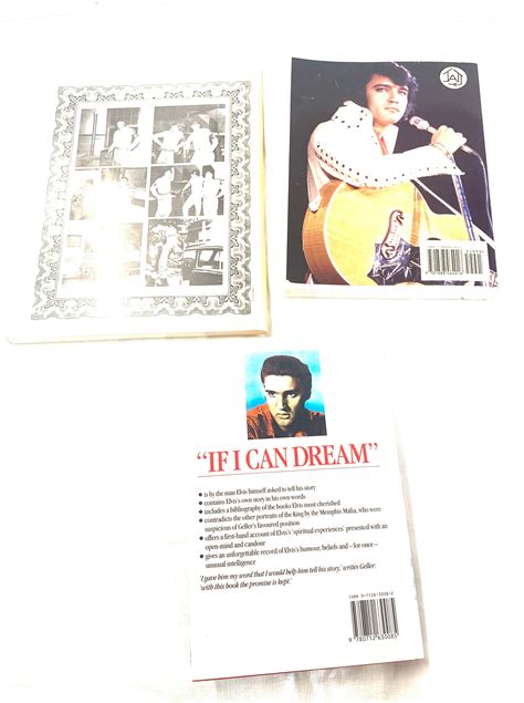 Three Elvis Presley Books Includes Love Still Burning Elvis Sessions