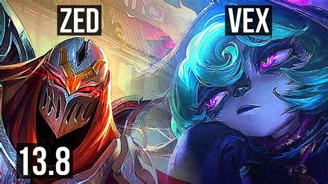 Zed Vs Vex Mid 11 0 4 Legendary 1 4m Mastery 600 Games Kr