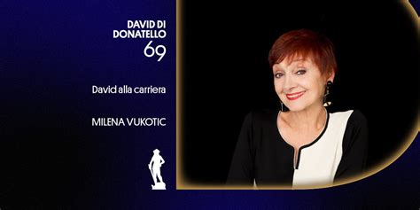 David Di Donatello Premio Alla Carriera A Milena Vukotic