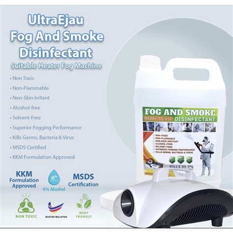 L Fogging Liquid Disinfectant Sanitiser Sanitizer Nanomist Nano Mist