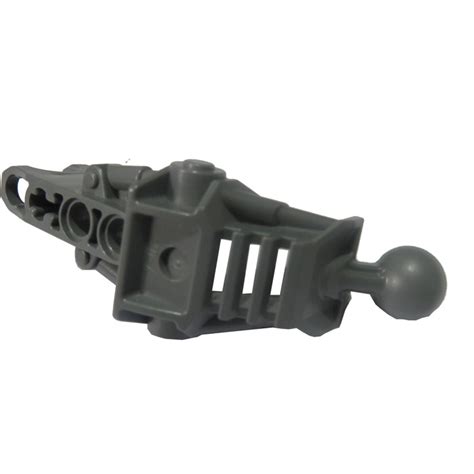 LEGO Dark Stone Gray Toa Arm Leg With Vents Joint And Ball Cup