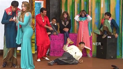 Amjad Rana With Sheela Chaudhary And Goshi 2 Comedy Clip Stage