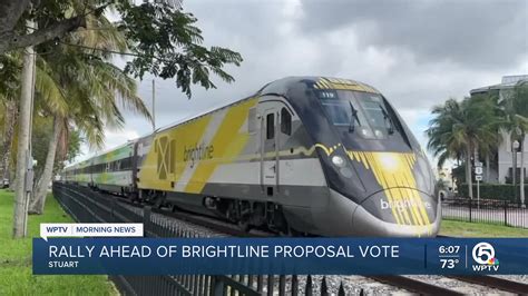 Back On Track Martin Co Commissioners Move Forward With Brightline Plan