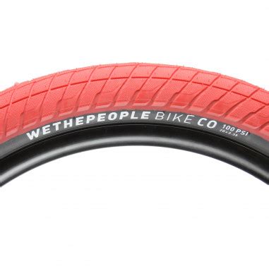 Opona BMX WTP Overbite Red Black