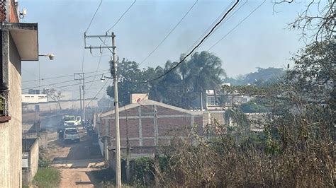 Fuerzas De Tarea Atienden Incendio En El Lencero VentanaVer