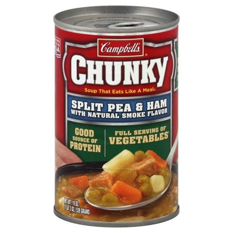 Campbells Chunky Soup Split Pea And Ham With Natural Smoke Flavor