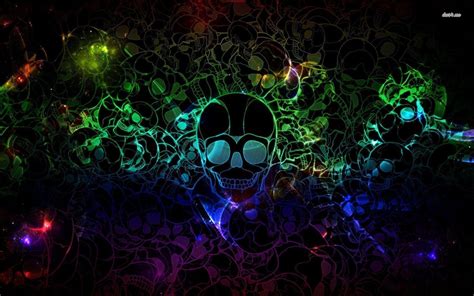 Neon Skull Wallpapers - Wallpaper Cave