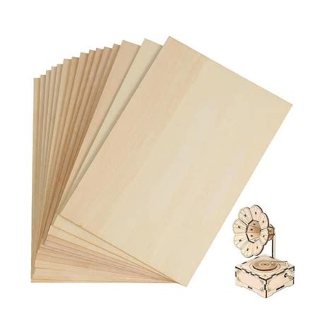 Pcs Contreplaqu X X Mm Feuilles De Bois De Balsa Panneau