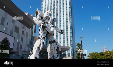 Tokyo Japan 30 June 2019 Unicorn Gundam Statue In Odaiba Stock Photo