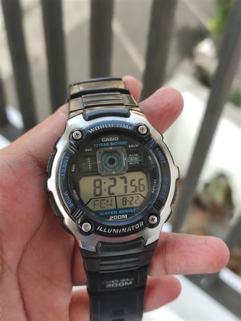 Jam Tangan Casio Ae W Original Fesyen Pria Jam Tangan Di Carousell