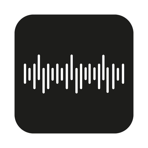 Premium Vector Audio Wave Icon