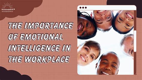 The Importance Of Emotional Intelligence In The Workplace Youtube