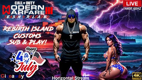 🔴 Rebirth Island Warzone Live 🎆🧨 Rebirth Island Customs W Subs 🧨🎆