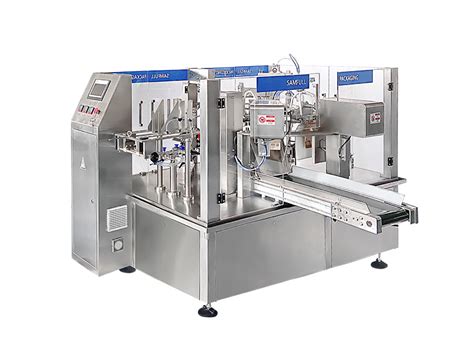 Rotary Premade Stand Up Pouch Filling And Sealing Machine Rotary