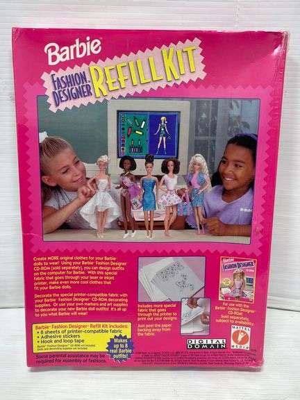 Barbie Fashion Designer Refill Kit For Use With Barbie Fashion Designer