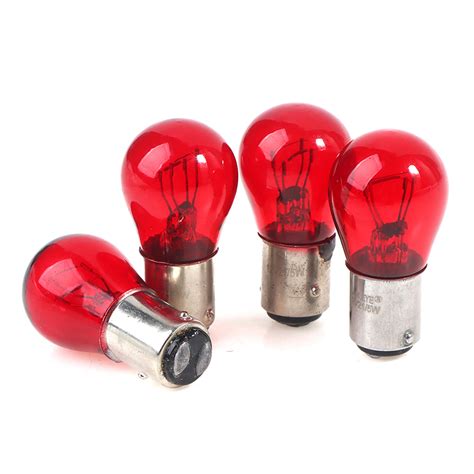 2pcs Baw15d Red Brake Stop Tail Light Car Bulb 12v Turn Signals Warning Ligho Jw Eur 330