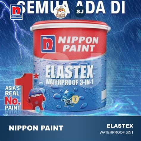 Cat Tembok Waterproof Nippon Elastex In Kg Lazada Indonesia