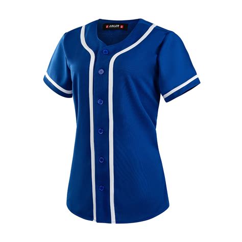 Ealer Bjw Series Women S Baseball Jersey Button Down Shirts Short