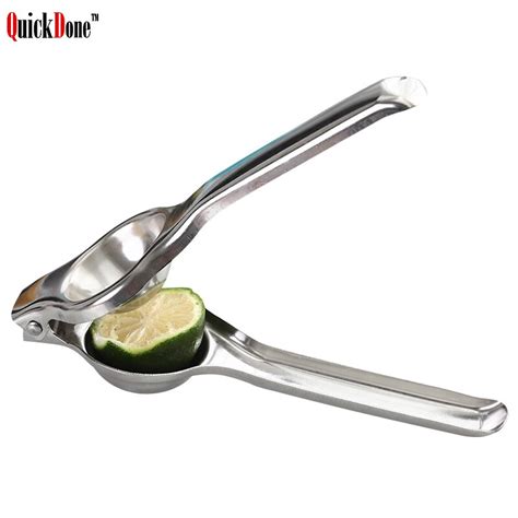 Quickdone Exprimidor Manual De Acero Inoxidable Extractor De Fruta