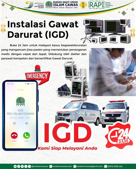 Pelayanan Instalasi Gawat Darurat IGD Di Rumah Sakit Tetap Buka