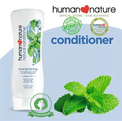 Human Nature Peppermint Strengthening Natural Contidioner Sls Free