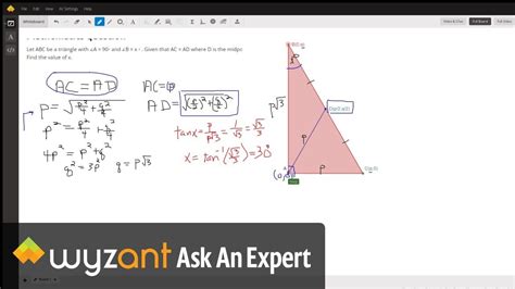 Find Acute Angles Of Right Triangle Given Seg Fm Vertex Rt Angle To Midpt Hyp Congruent To Leg