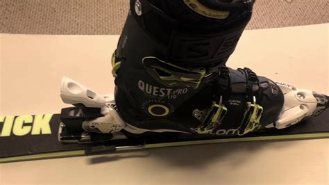 How To Adjust A Ski Binding Youtube