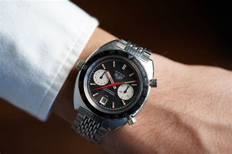 Heuer Viceroy Autavia Reference 1163V On Gay Freres Bracelet Unpolished Wind Vintage