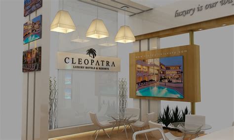 Cleopatra luxury hotels and resorts on Behance