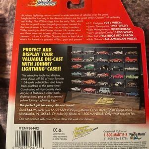 Johnny Lightning Other Johnny Lightning Willy Gassers Ii Hill Bros