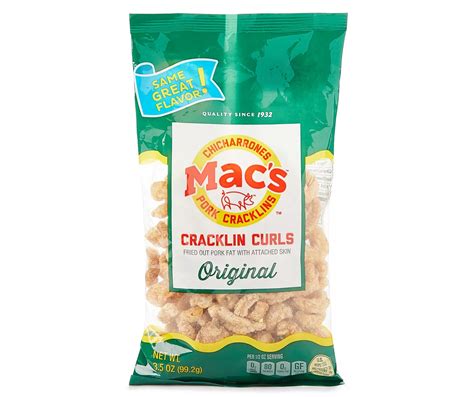 Mac S Original Pork Cracklin Curls Oz Big Lots