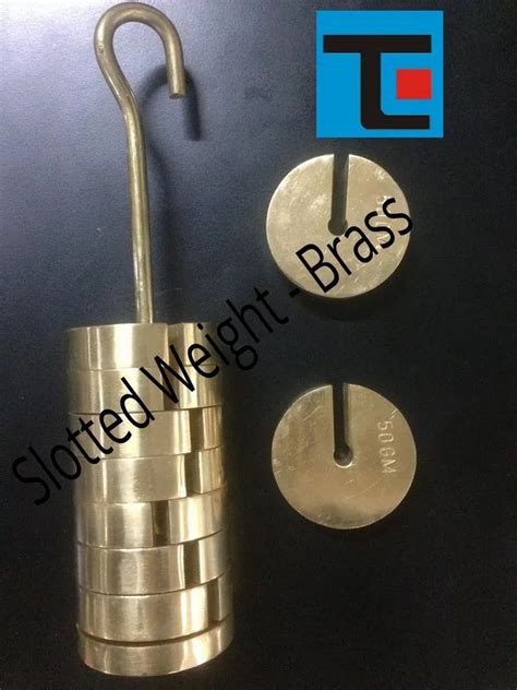 Thakar Enterprises Brass Slotted Weight For Laboratory At ₹ 900 Piece In Pune