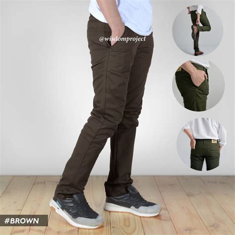 Jual Wisdom X Malmo Celana Chino Pria Slimfit Premium Cotton Stretch