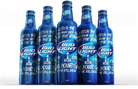 Bud Light Super Bowl Xlix Limited Edition Bottle Packaging Of The World