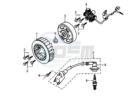 Generator Peugeot Looxor Cc Scooter Oem Genuine Spare