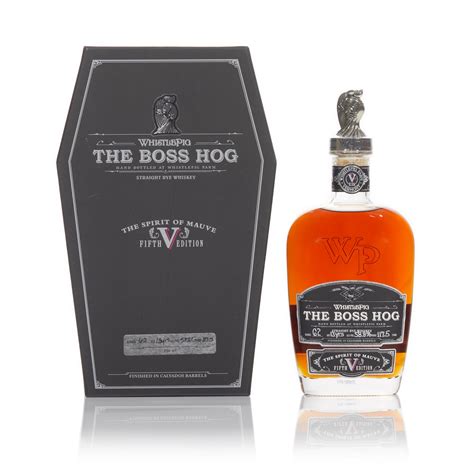 WhistlePig The Boss Hog 13 Year Old 5th Edition "The Spirit Of Mauve