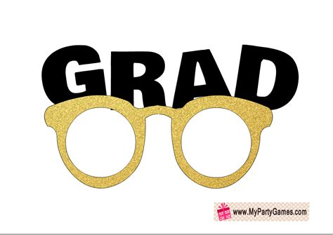 Free Printable Graduation Party Photo Booth Props