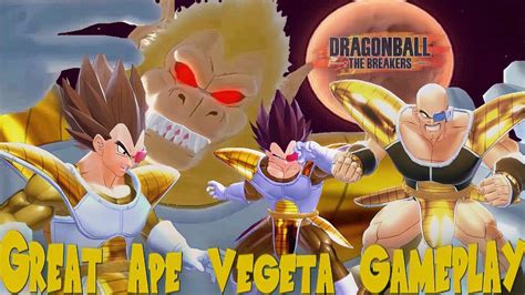 Lv Great Ape Vegeta Gameplay Dragon Ball The Breakers Youtube