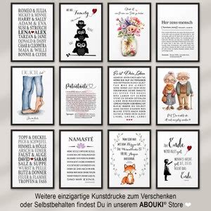 Partnerposter TRAUMPAAR Berühmte Paare ABOUKI Kunstdruck Bild