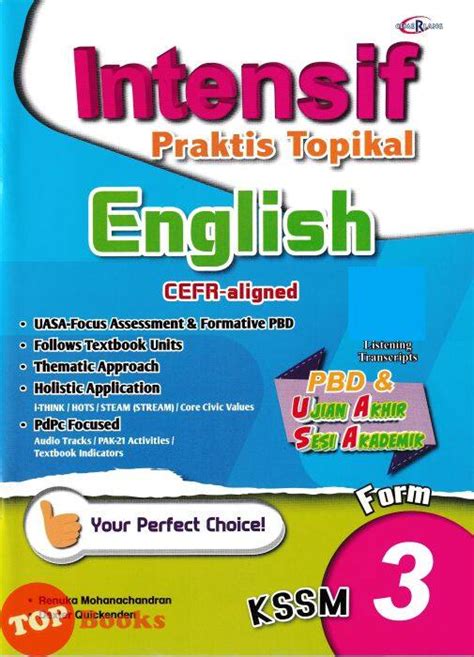 Topbooks Cemerlang Intensif Praktis Topikal Uasa English Cefr Aligned