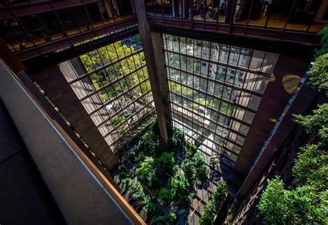 Interior Of The Ford Foundation Building Manhattan Ny Rarchitecture