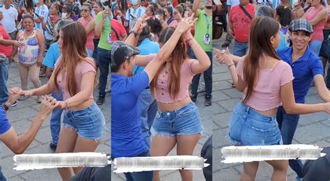 Tiktok Viral Una Joven Baila Cumbia En La Calle Y Sus Singulares