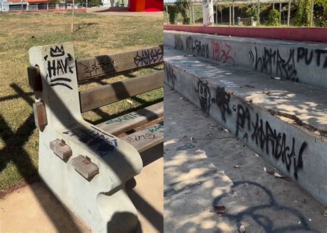 Praça do Tiro de Guerra é alvo de vandalismo e Prefeito pede ajuda aos