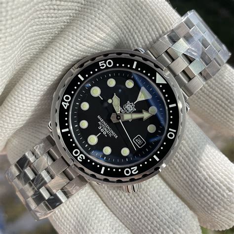 Steeldive Sd Tuna Nh Ar Sapphire Lume Diving Link