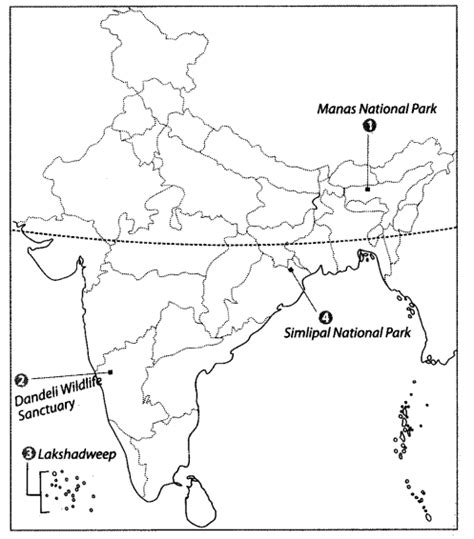 Class Geography Map Work Chapter Natural Vegetation And Wildlife